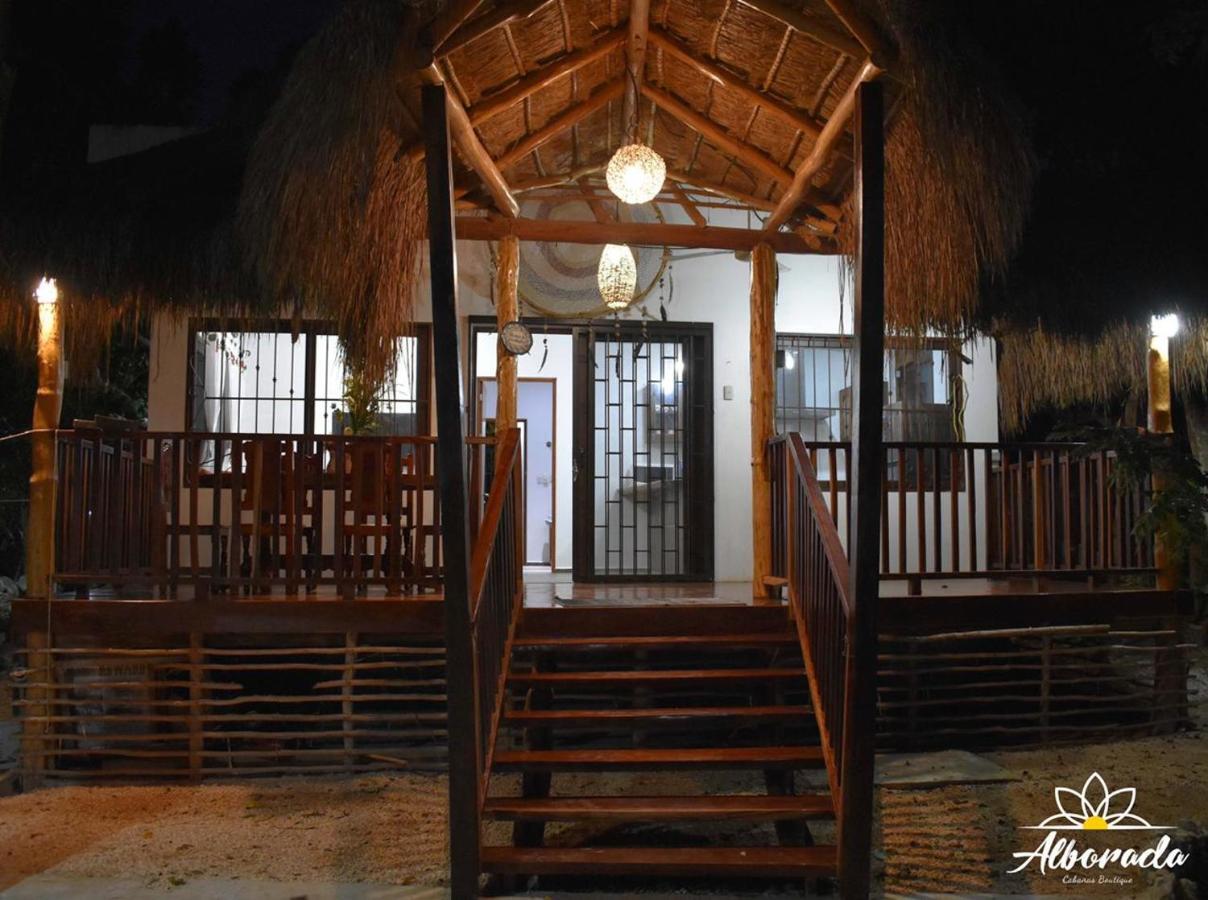 Cabanas La Alborada Villa Tulum Bagian luar foto